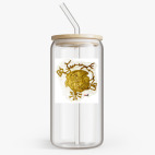 Банка с бамбуковой крышкой