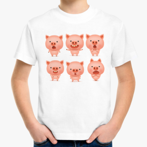 Детская футболка Год свиньи