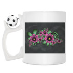 Кружка с футбольным мячиком