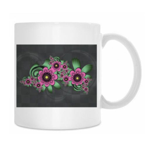 Кружка с принтом Дары флоры