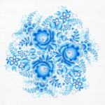 Цветы в стиле Гжель