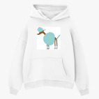 Толстовка худи оверсайз