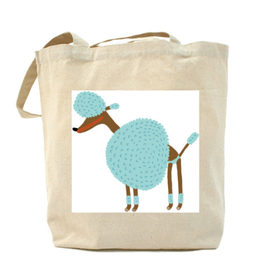 Сумка шоппер собака