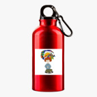 Металлическая бутылка 400 мл UV-DTF