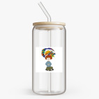 Банка с бамбуковой крышкой