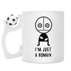 Кружка с футбольным мячиком