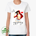 Женская футболка органик