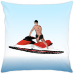 молодой человек на гидроцикле