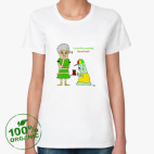 Женская футболка органик