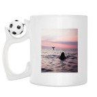 Кружка с футбольным мячиком