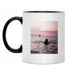 Кружка двухцветная