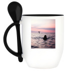 Кружка с ложкой