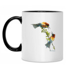 Кружка двухцветная