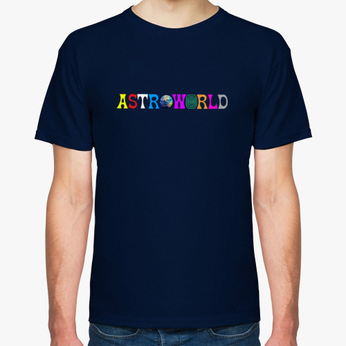 Футболка с принтом Astroworld