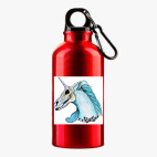 Металлическая бутылка 400 мл UV-DTF