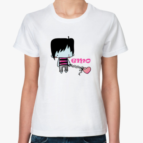 Классическая футболка  Эмобой