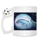 Кружка с футбольным мячиком