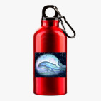 Металлическая бутылка 400 мл UV-DTF