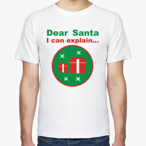 Футболка Dear Santa, I can explain...