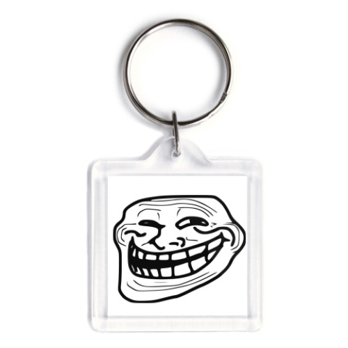 Брелок с принтом  TrollFace