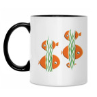 Кружка двухцветная