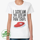 Женская футболка органик