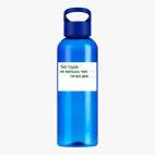 Прозрачная спортивная бутылка