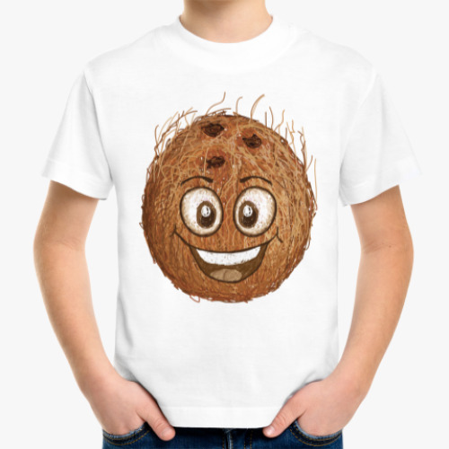 Детская футболка Весёлый кокос