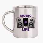 Кружка металлическая