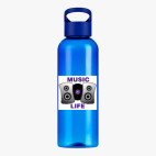 Прозрачная спортивная бутылка