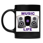 Кружка цветная UV-DTF