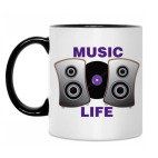 Кружка двухцветная