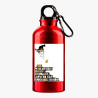 Металлическая бутылка 400 мл UV-DTF