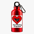 Металлическая бутылка 400 мл UV-DTF