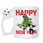 Кружка с футбольным мячиком