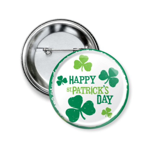 Значок 50мм Patrick's Day