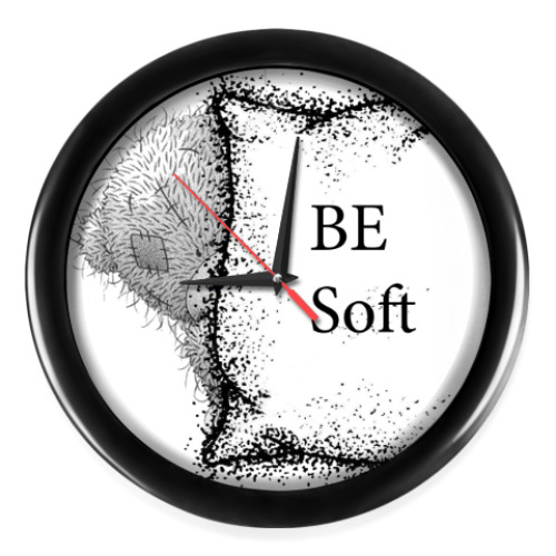 Настенные часы с принтом  Нежность