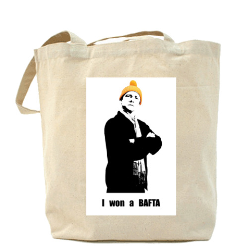 Сумка шоппер с принтом Шерлок