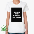 Женская футболка органик