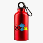 Металлическая бутылка 400 мл UV-DTF