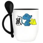 Кружка с ложкой