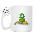 Кружка с футбольным мячиком