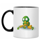 Кружка двухцветная