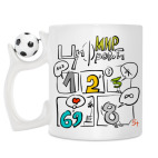 Кружка с футбольным мячиком