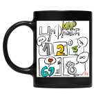 Кружка цветная UV-DTF