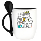 Кружка с ложкой