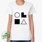 Женская футболка органик