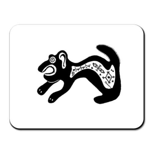 Коврик для мыши с принтом  Зверь