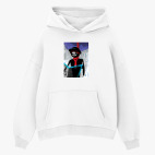 Толстовка худи оверсайз