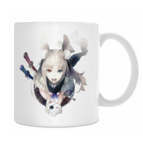 Кружка с принтом Anime art